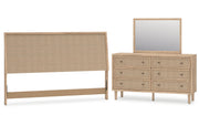 Cielden King Panel Headboard, Dresser and Mirror
