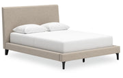 Cielden Queen Upholstered Bed with Roll Slats