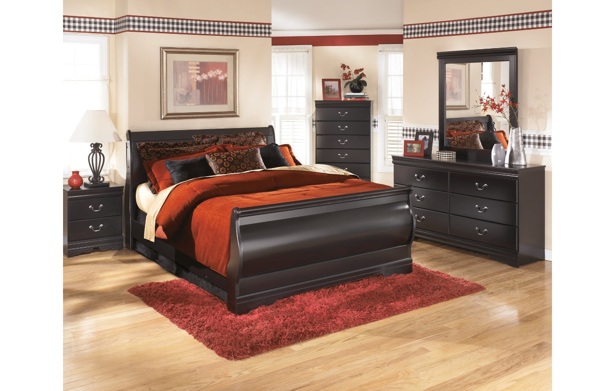 Huey Vineyard Queen Sleigh Bed