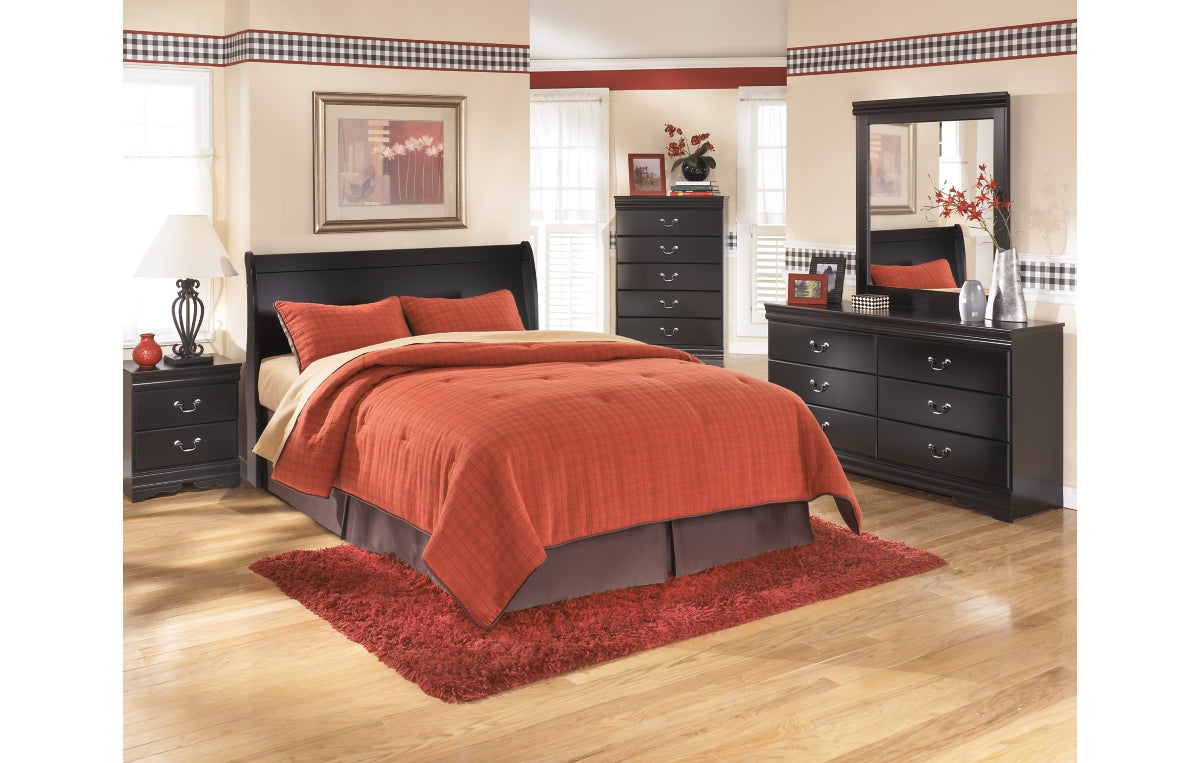 Huey Vineyard Queen Sleigh Headboard