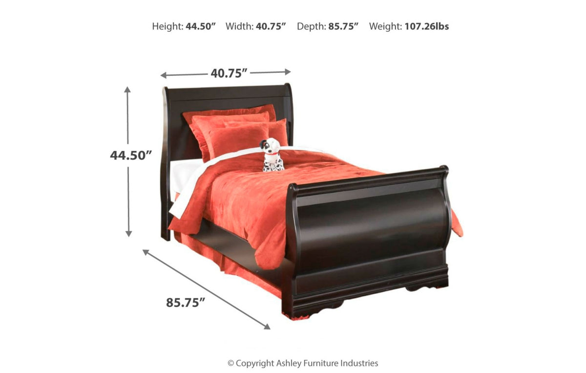 Huey Vineyard Twin Sleigh Bed