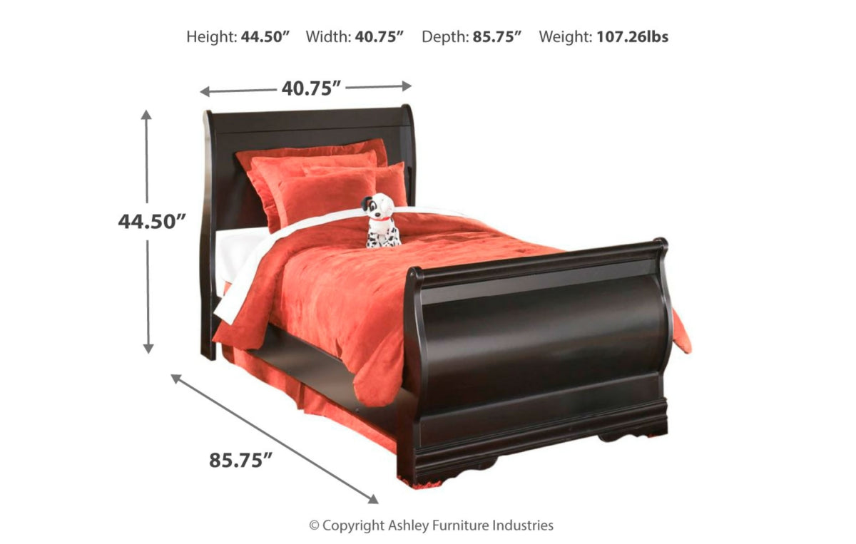 Huey Vineyard Twin Sleigh Bed
