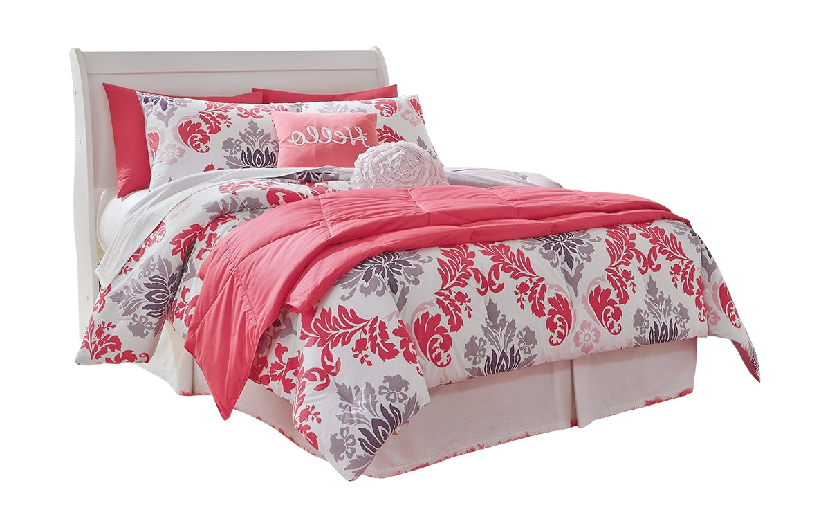 Anarasia Full Sleigh Headboard, Dresser, Mirror and Chest