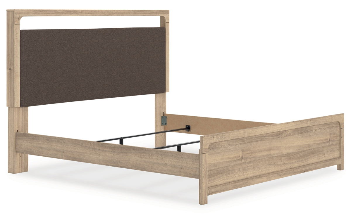 Kinlanni King Upholstered Panel Bed