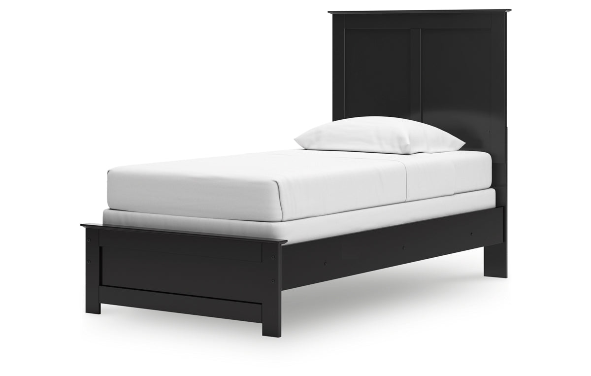 Maribel Twin Panel Bed, Dresser, Mirror and Nightstand