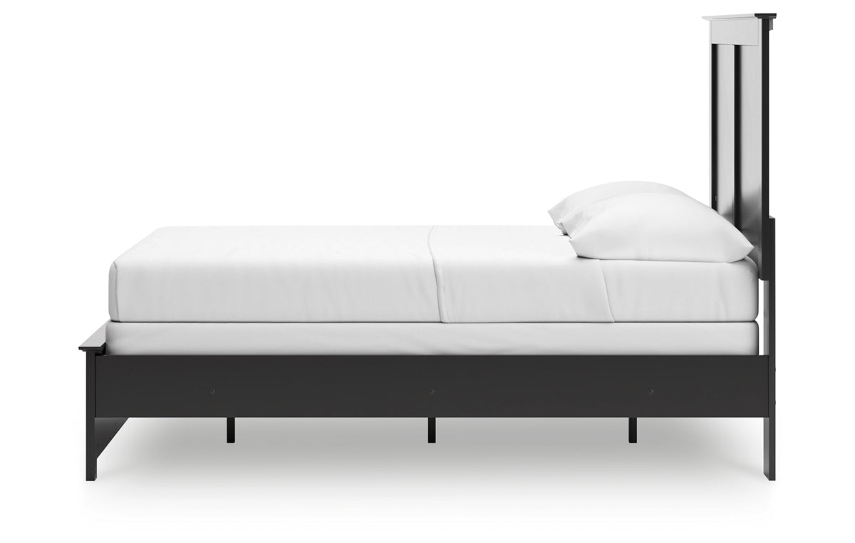 Maribel Full Panel Bed, Dresser, Mirror, Chest and Nightstand