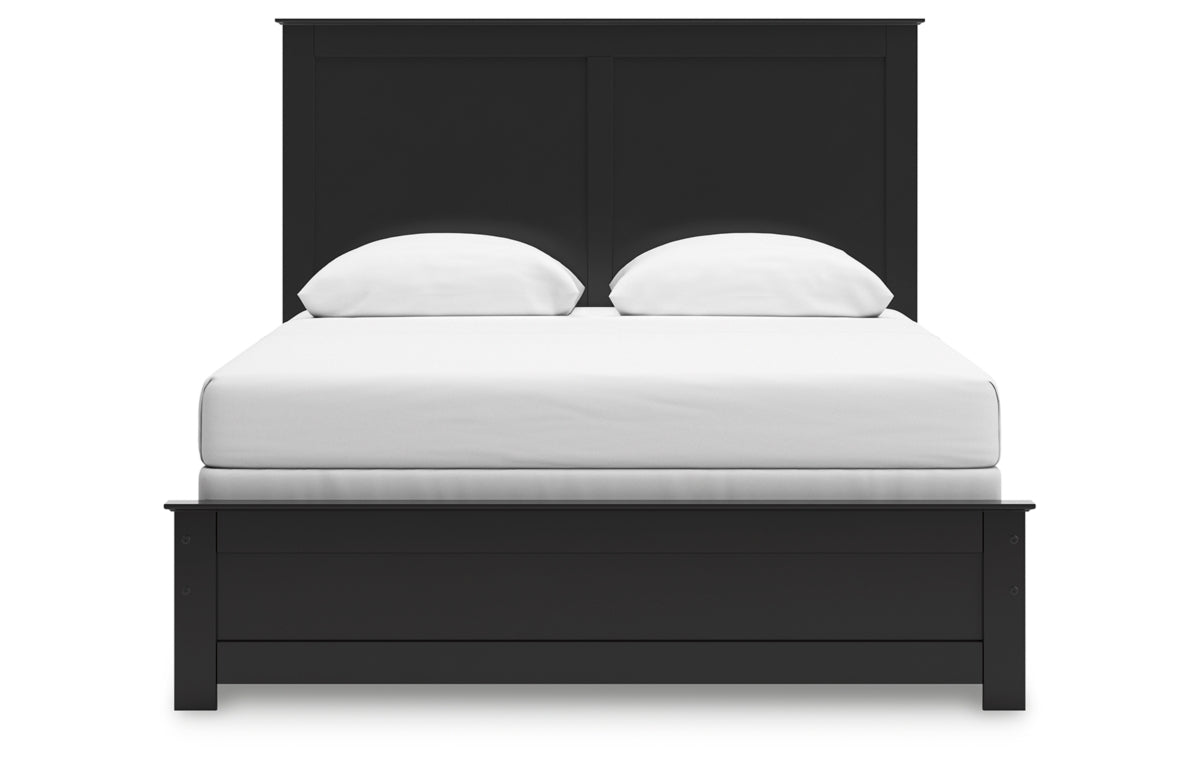 Maribel Queen Panel Bed, Dresser, Mirror and Nightstand