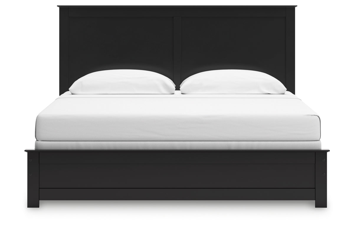 Maribel King Panel Bed, Dresser, Mirror and Nightstand