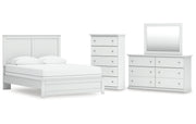 Bostwick Shoals Queen Panel Bed, Dresser, Mirror and Chest