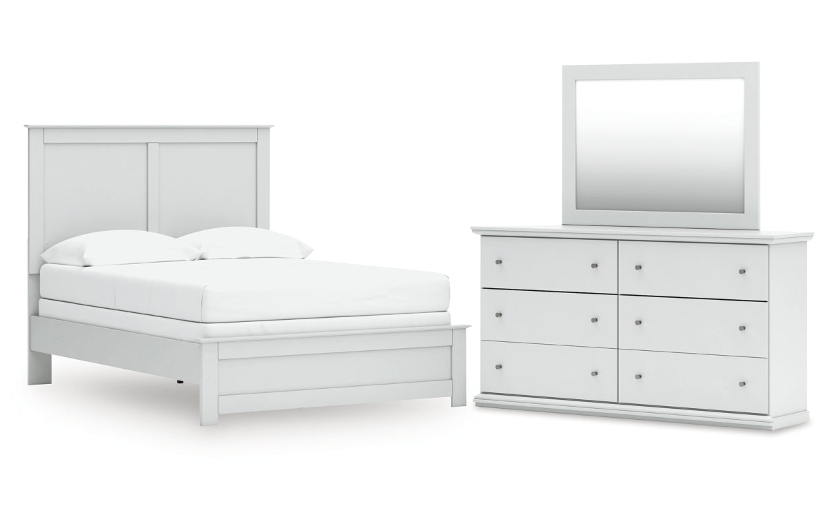 Bostwick Shoals Full Panel Bed, Dresser and Mirror