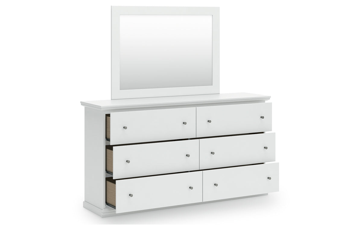 Bostwick Shoals Queen Panel Bed, Dresser, Mirror, Chest and Nightstand