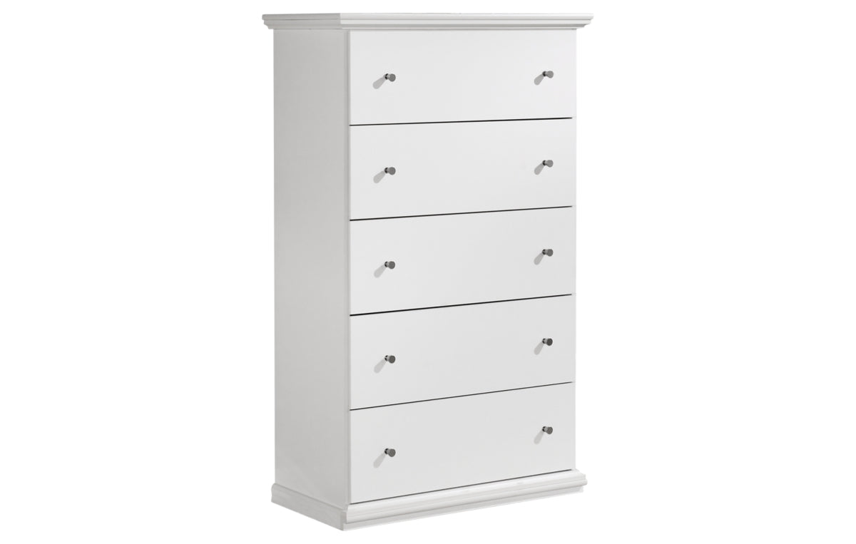 Bostwick Shoals Twin Panel Bed, Dresser, Mirror and Chest