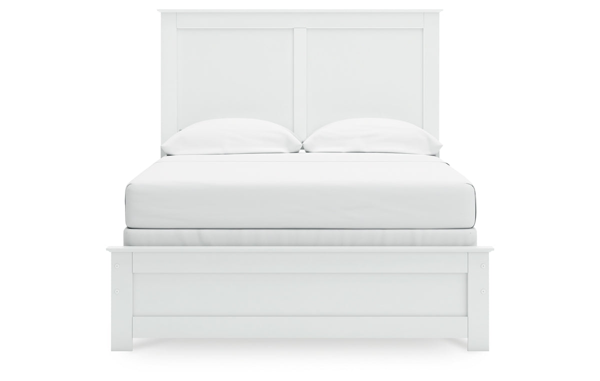 Bostwick Shoals Full Panel Bed with Mirrored Dresser