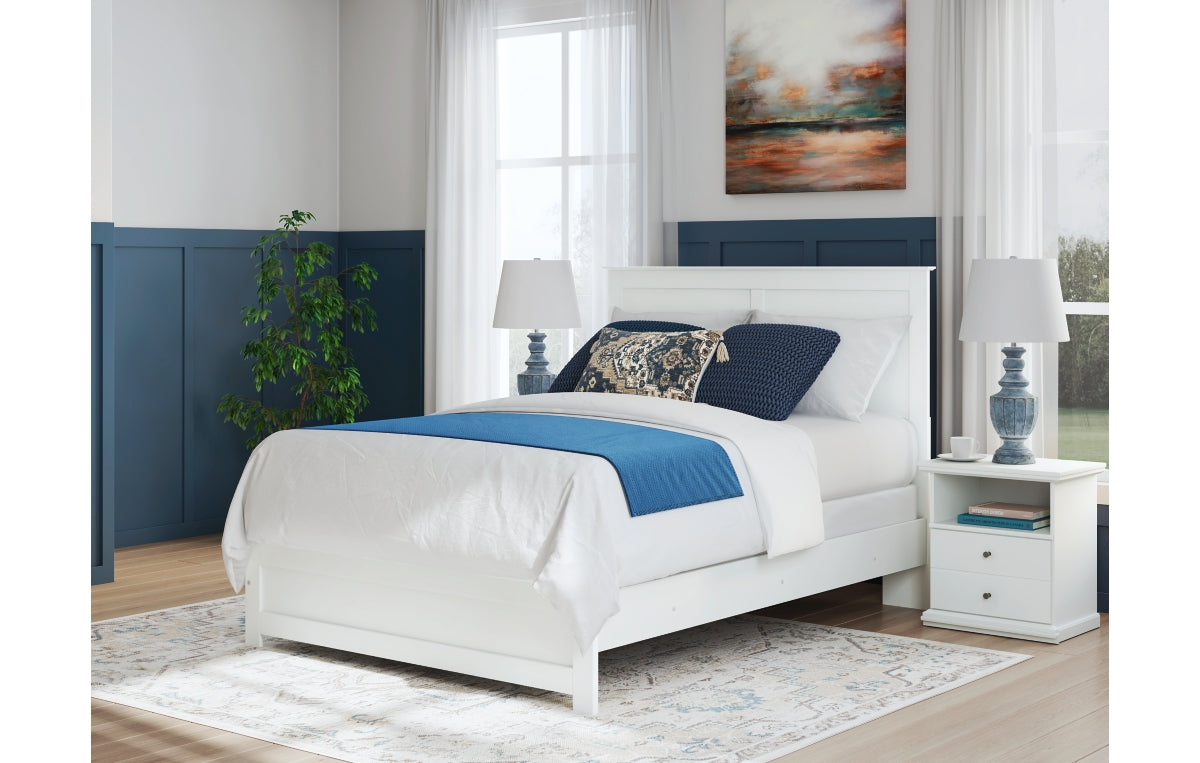 Bostwick Shoals Queen Panel Bed, Dresser, Mirror, Chest and Nightstand