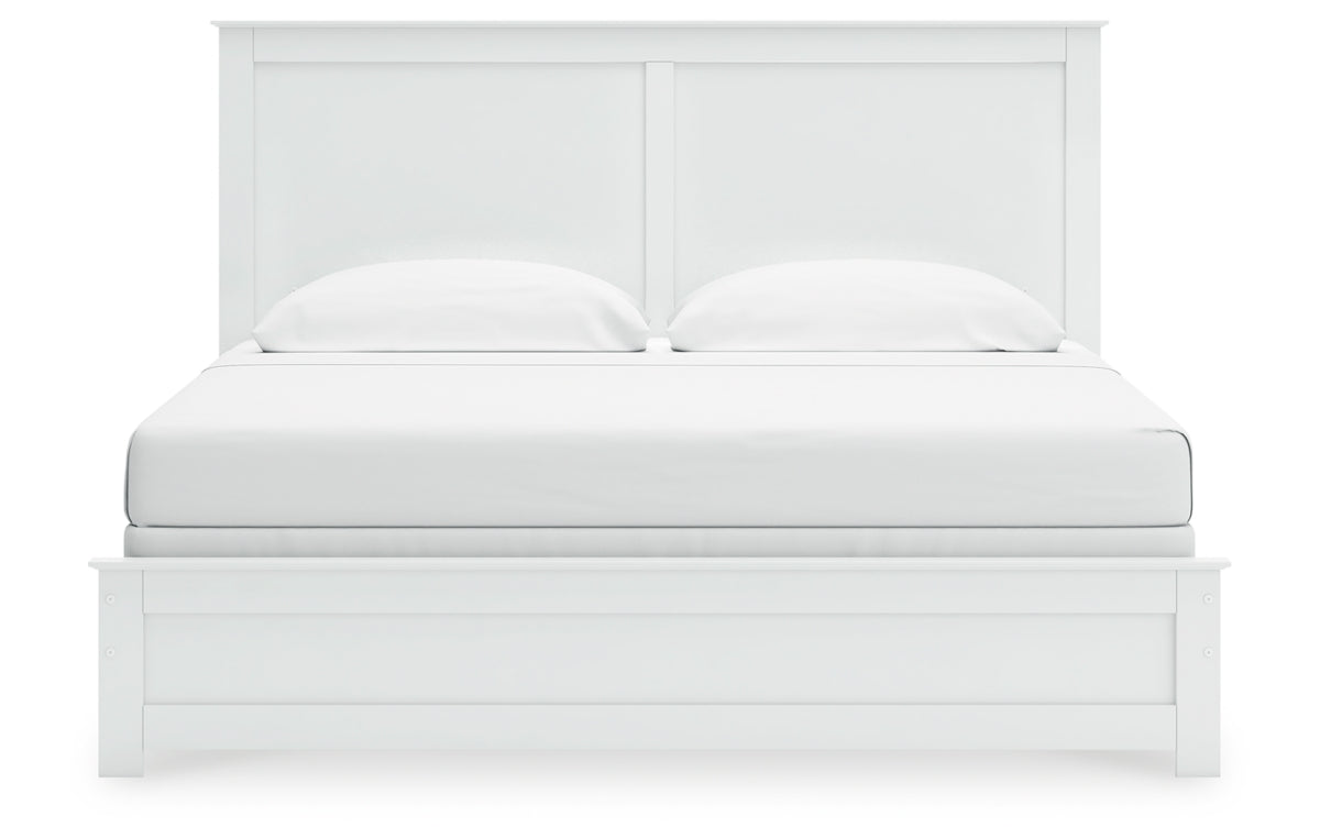 Bostwick Shoals King Panel Bed, Dresser and Mirror