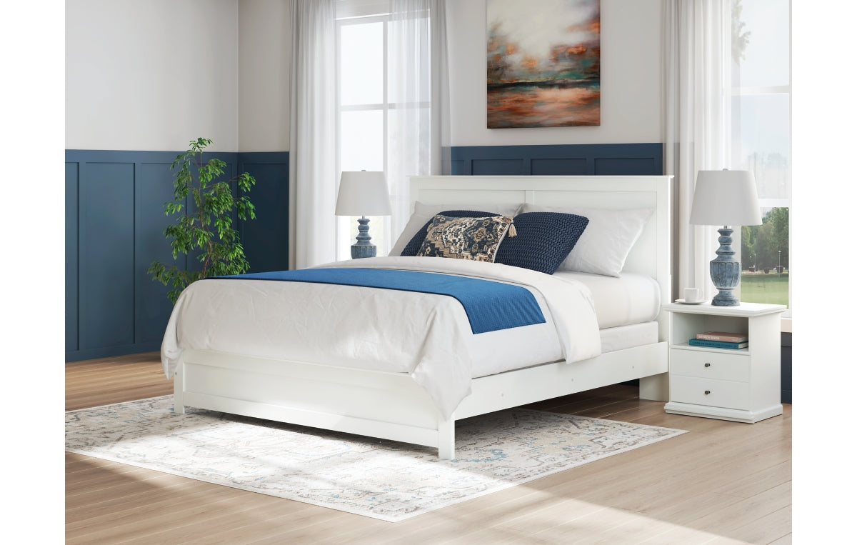 Bostwick Shoals King Panel Bed, Dresser, Mirror, Chest and Nightstand