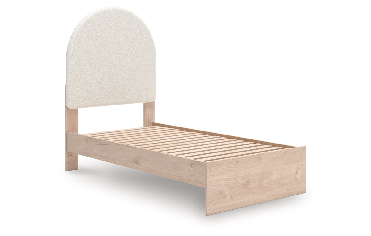 Arloster Twin Upholstered Panel Bed