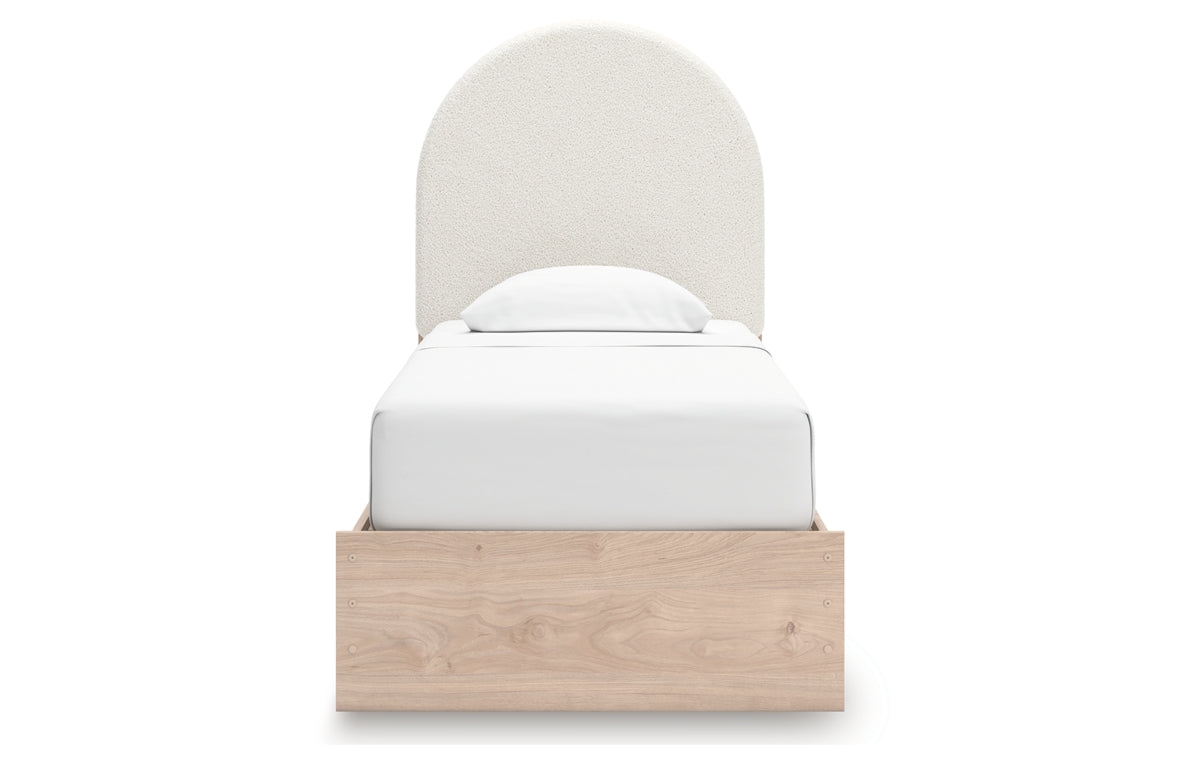 Arloster Twin Upholstered Panel Bed