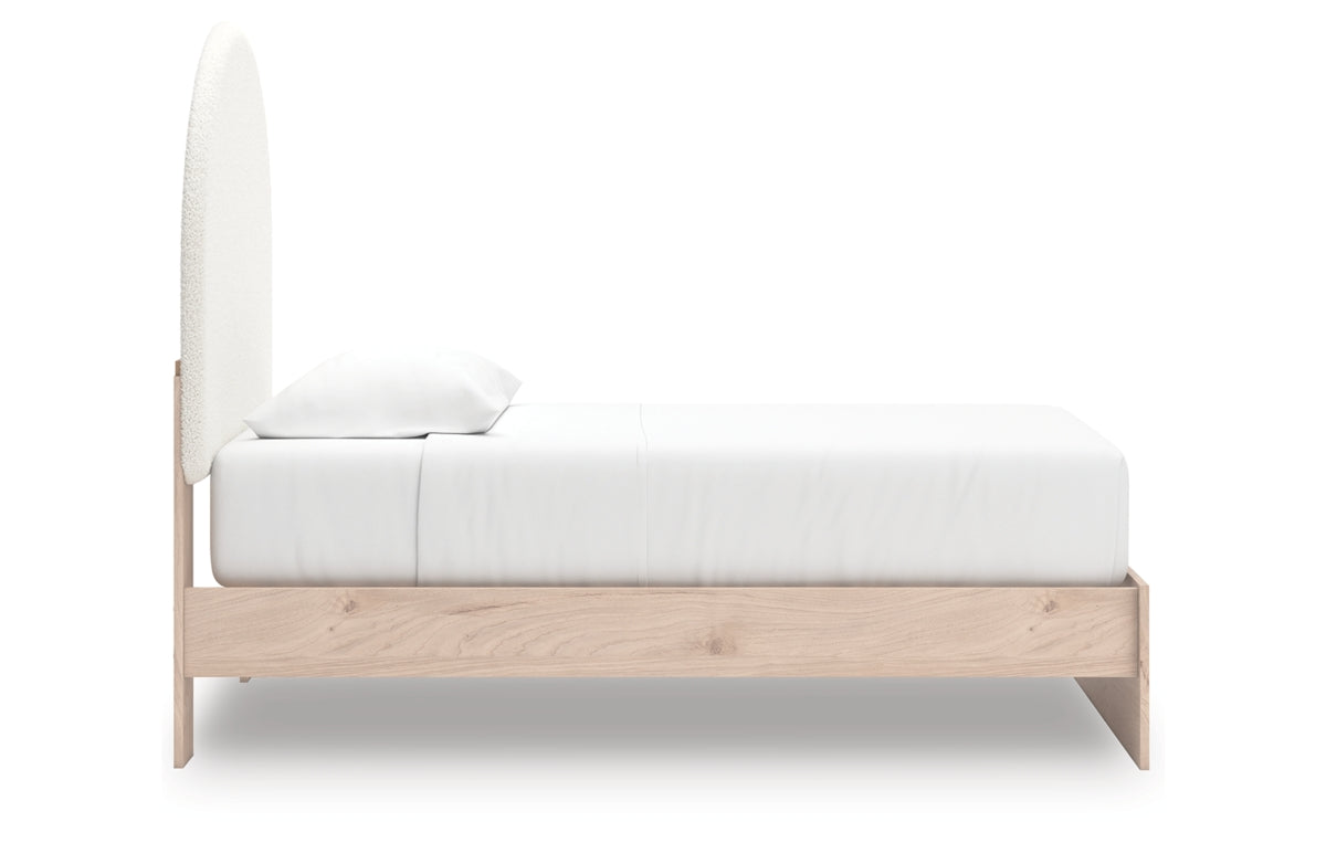 Arloster Twin Upholstered Panel Bed
