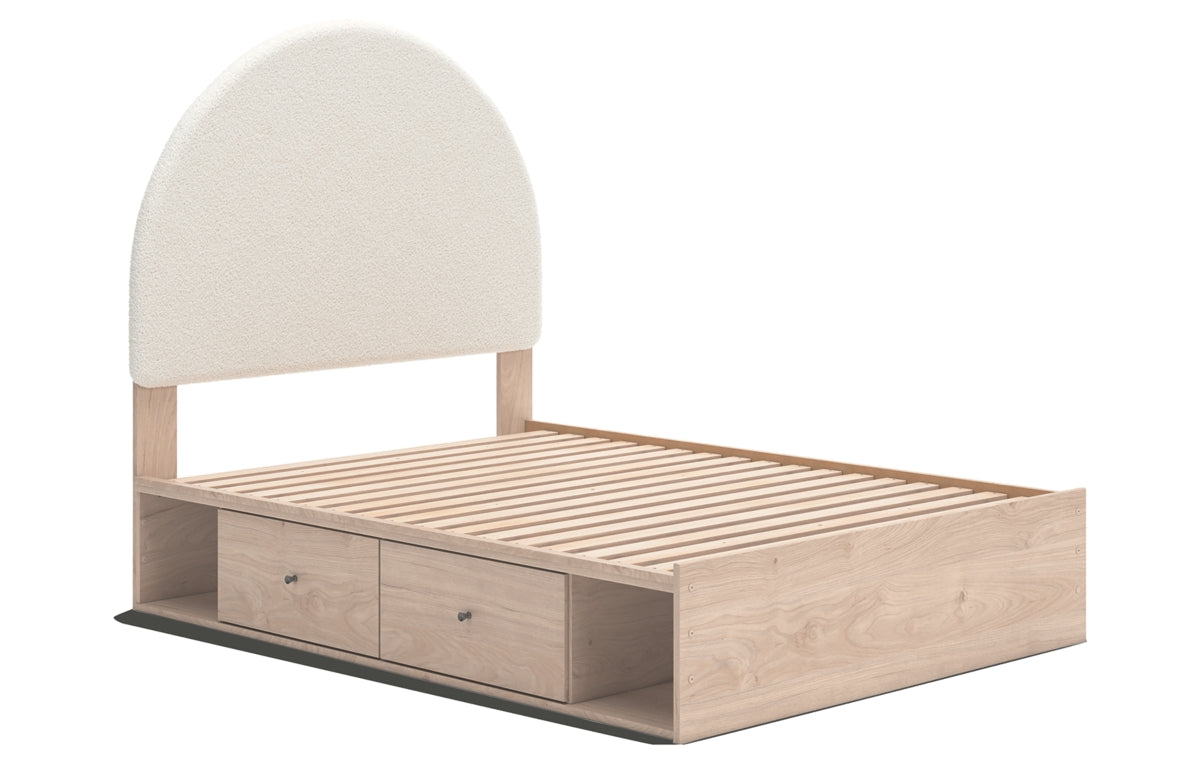 Arloster Full Upholstered Panel Bed with Storage
