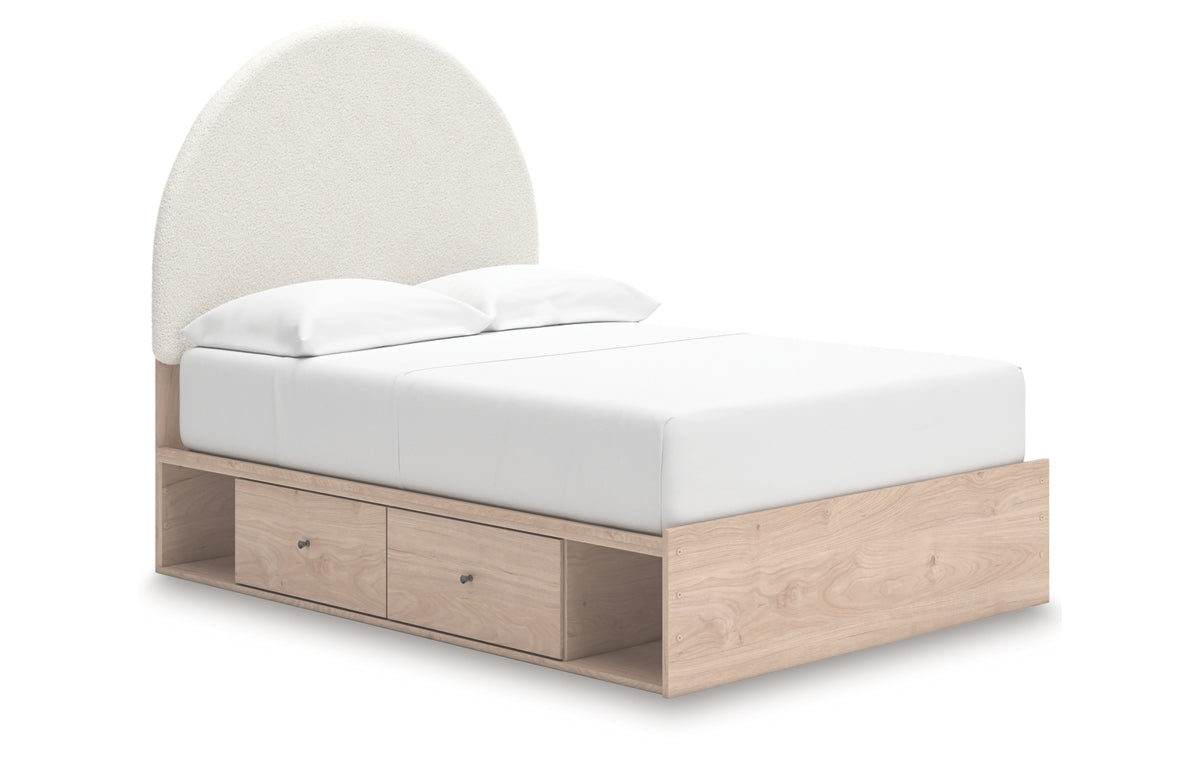 Arloster Full Upholstered Panel Bed with Storage