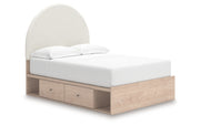 Arloster Full Upholstered Panel Bed with Storage