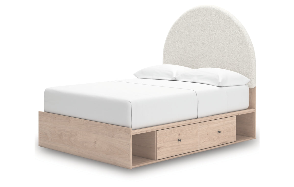 Arloster Full Upholstered Panel Bed with Storage