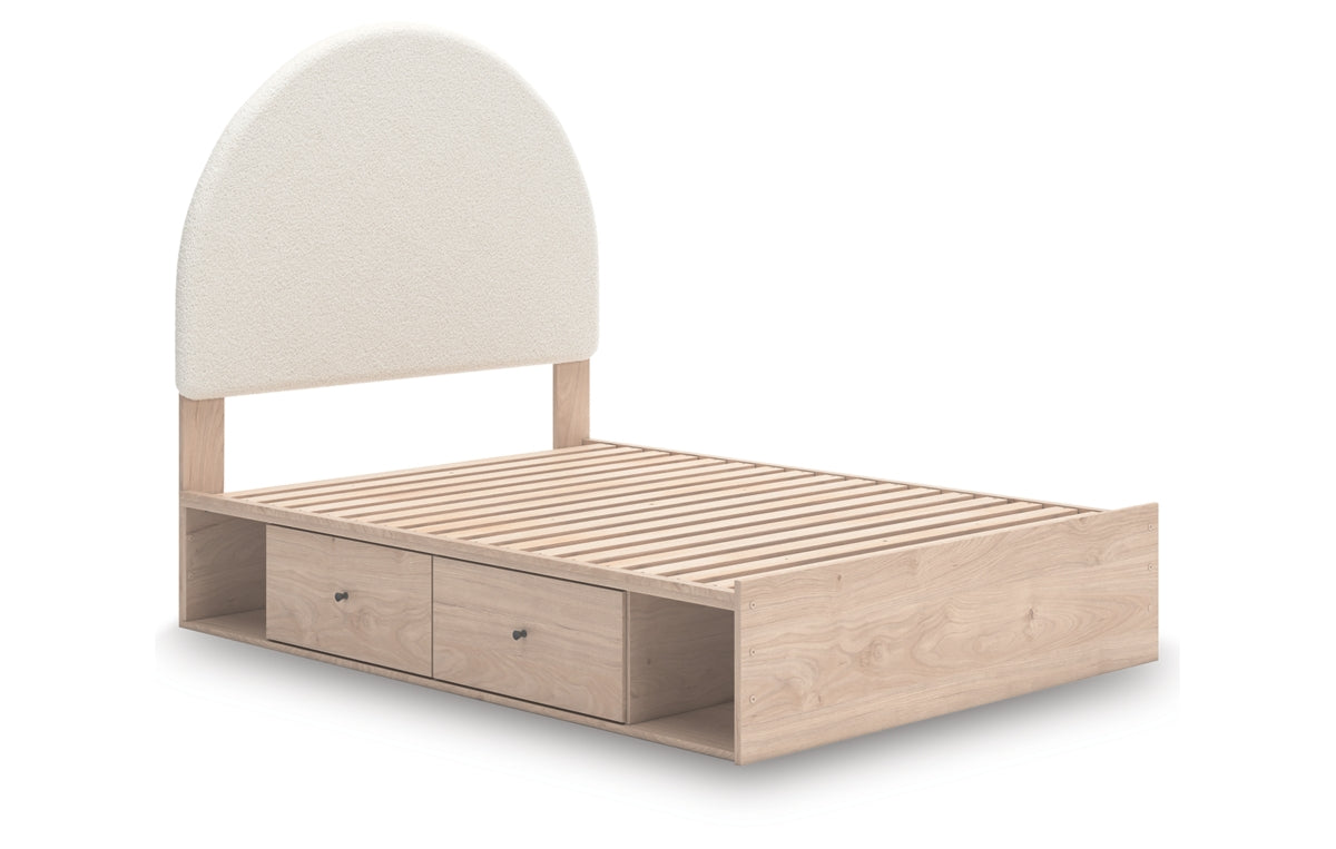 Arloster Full Upholstered Panel Bed with Storage