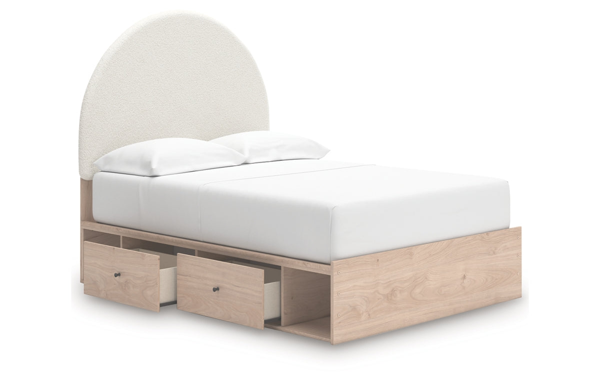 Arloster Full Upholstered Panel Bed with Storage