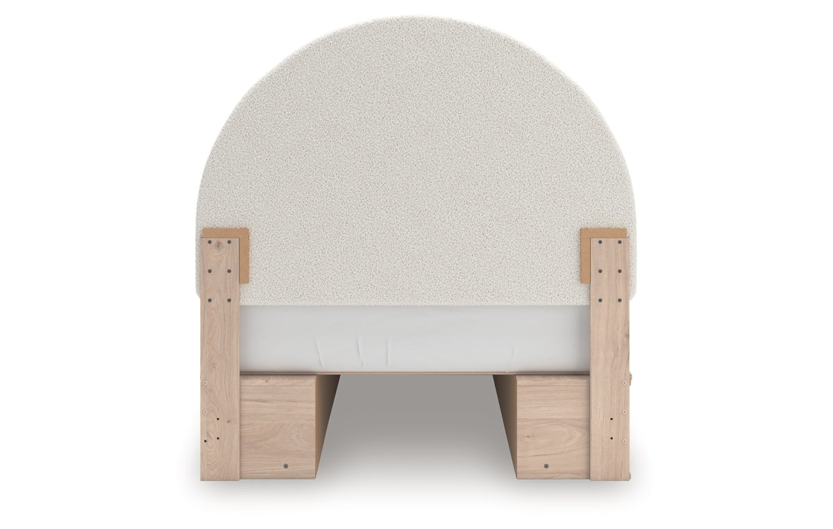 Arloster Full Upholstered Panel Bed with Storage