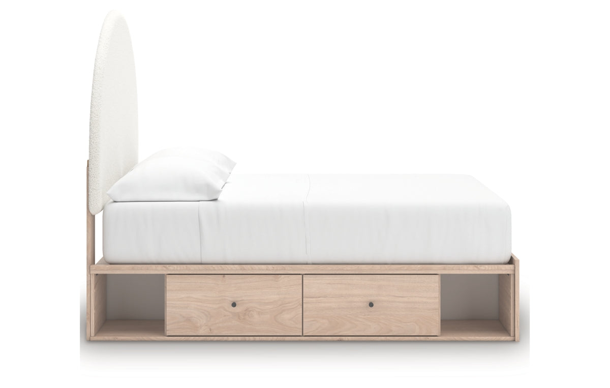 Arloster Full Upholstered Panel Bed with Storage
