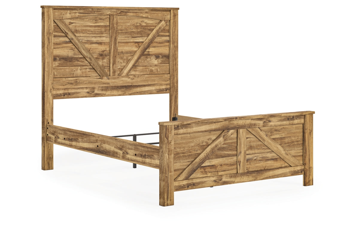 Maystonna Queen Crossbuck Panel Bed