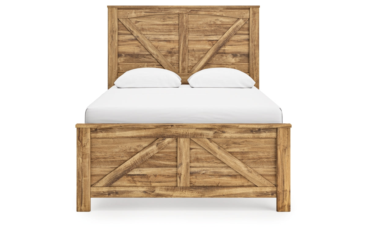 Maystonna Queen Crossbuck Panel Bed