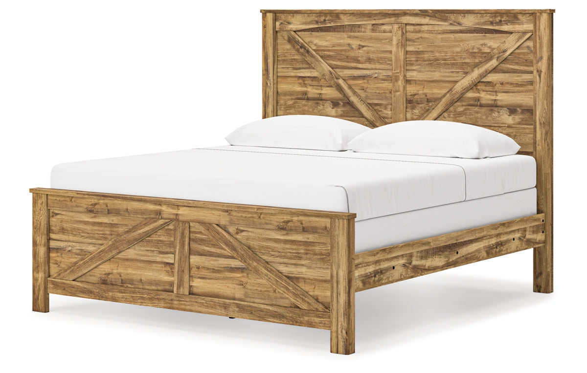 Maystonna King Crossbuck Panel Bed