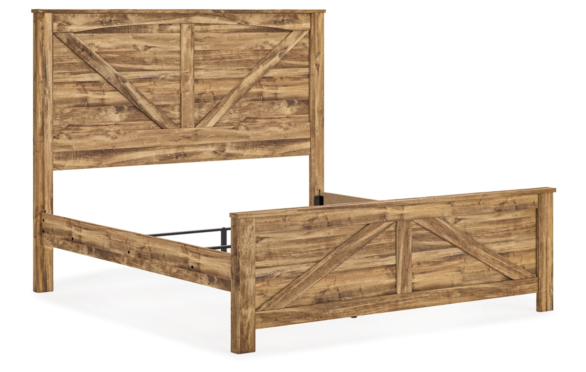 Maystonna King Crossbuck Panel Bed