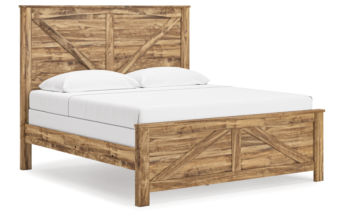 Maystonna King Crossbuck Panel Bed