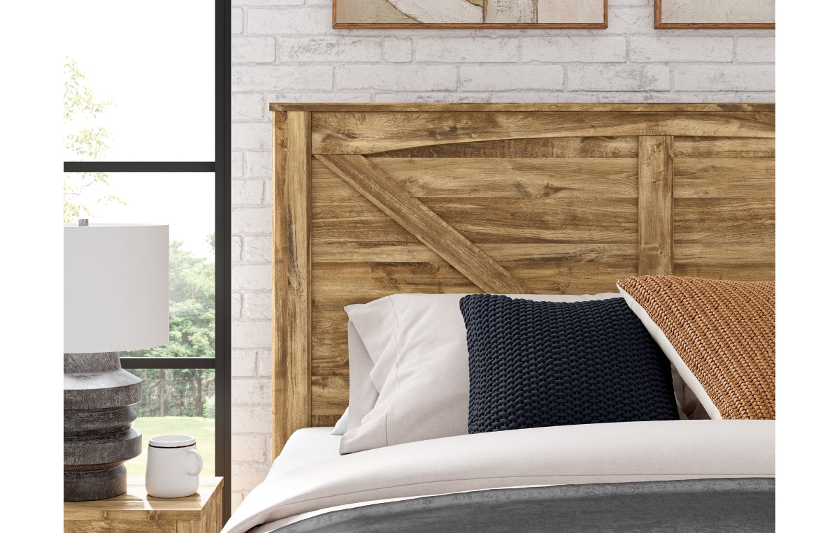 Maystonna King Crossbuck Panel Bed