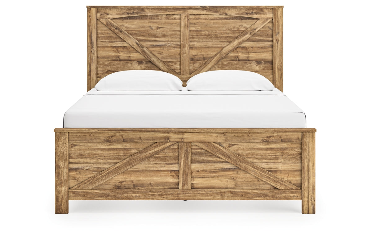 Maystonna King Crossbuck Panel Bed