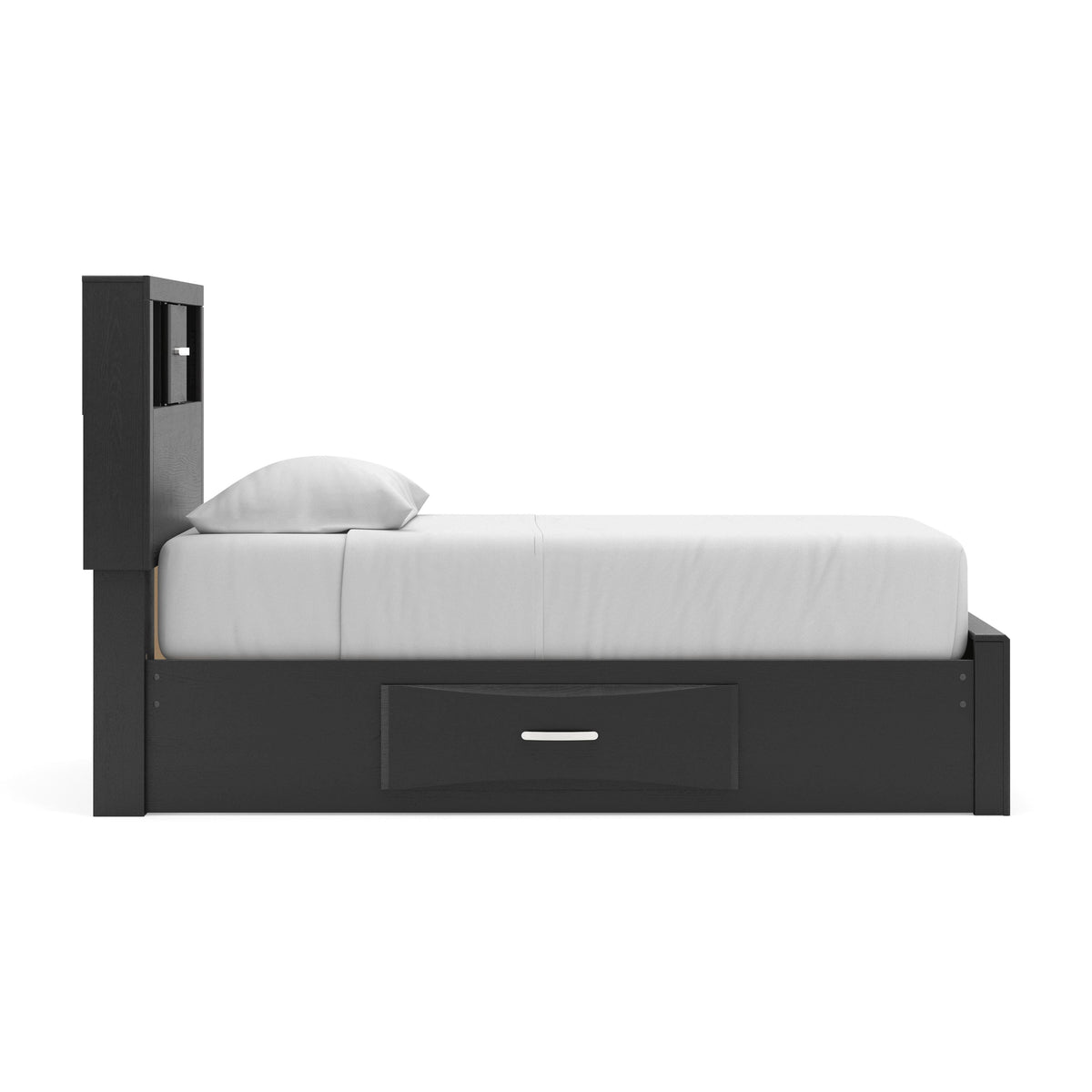 Stabotta Twin Bookcase Storage Bed
