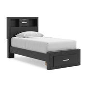 Stabotta Twin Bookcase Storage Bed