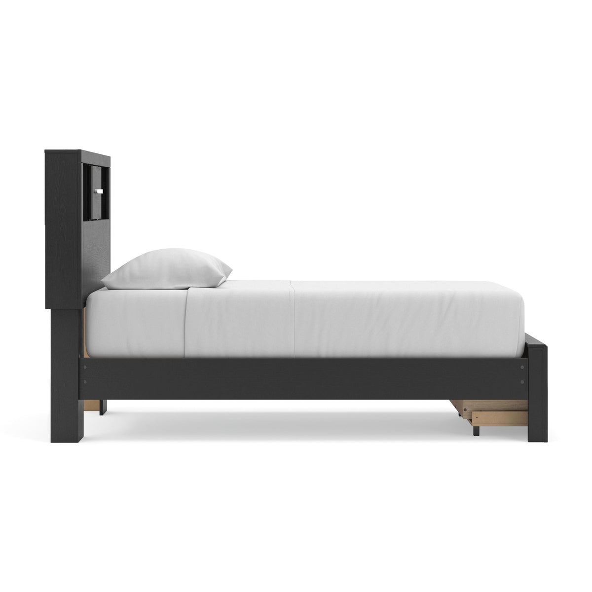 Stabotta Twin Bookcase Storage Bed