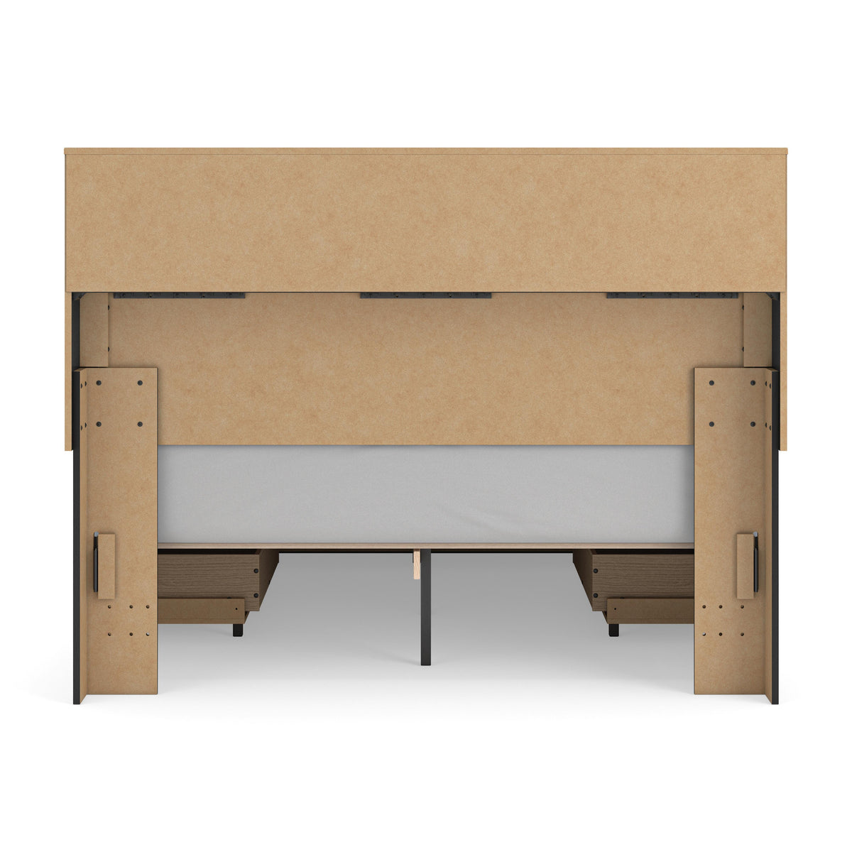 Stabotta Queen Bookcase Bed with Storage