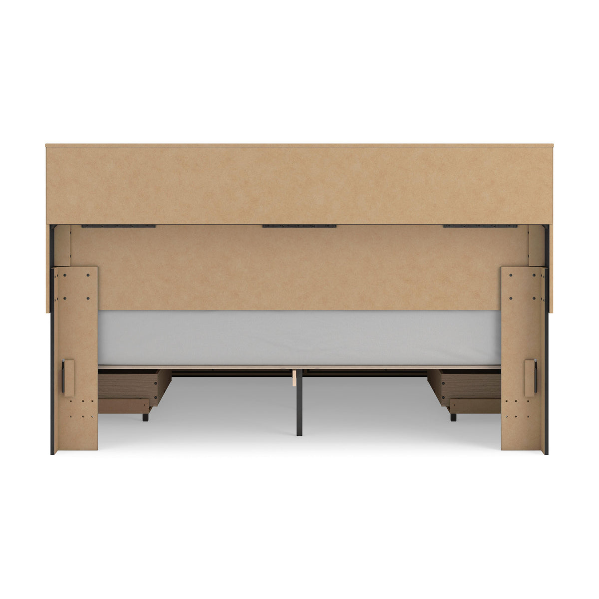 Stabotta King Bookcase Bed with Storage