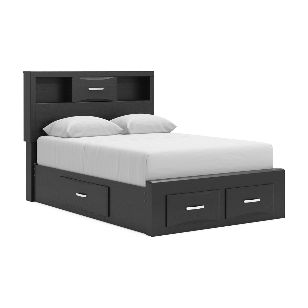 Stabotta Full Bookcase Bed with Storage