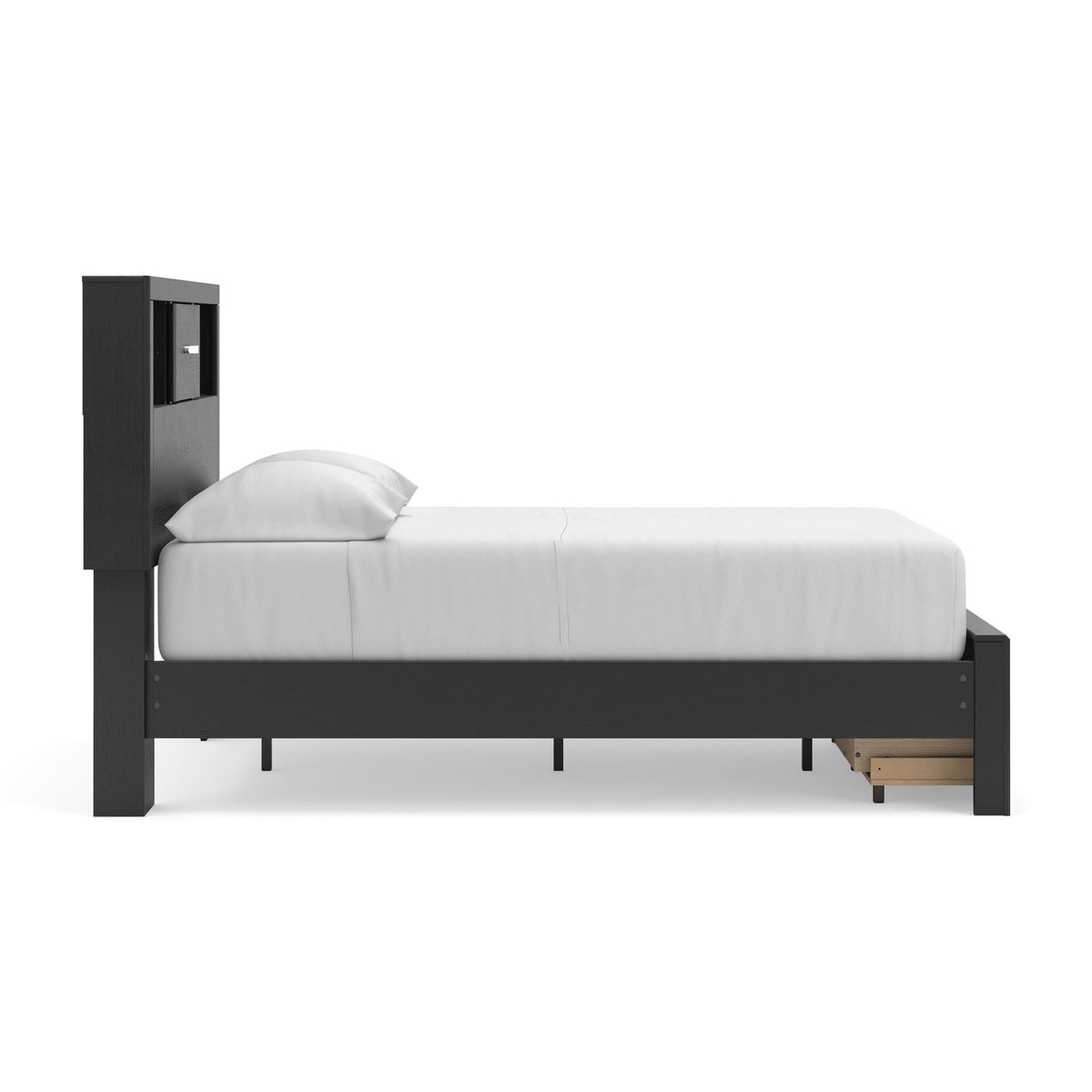 Stabotta Full Bookcase Storage Bed