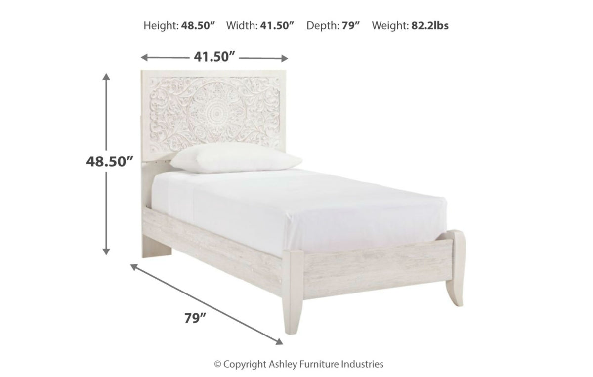Paxberry Twin Panel Bed