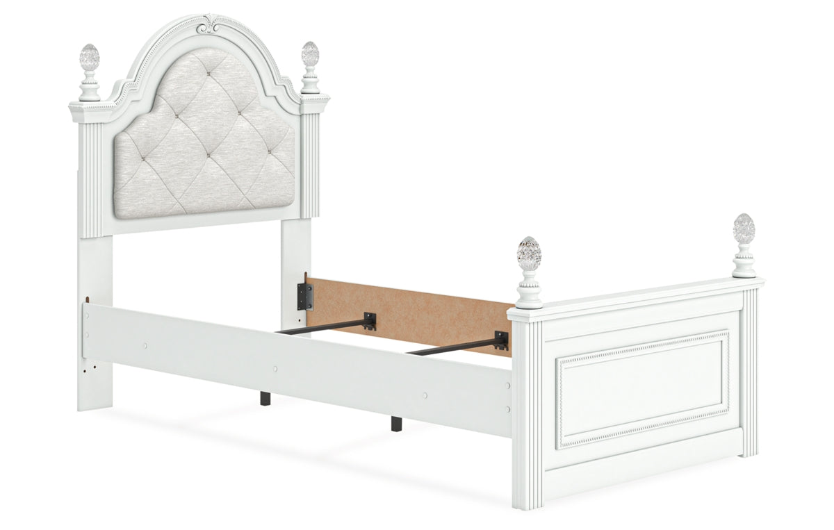 Kozlani Twin Upholstered Panel Bed
