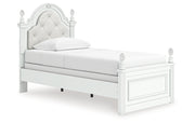 Kozlani Twin Upholstered Panel Bed