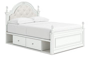 Kozlani Full Upholstered Panel Storage Bed