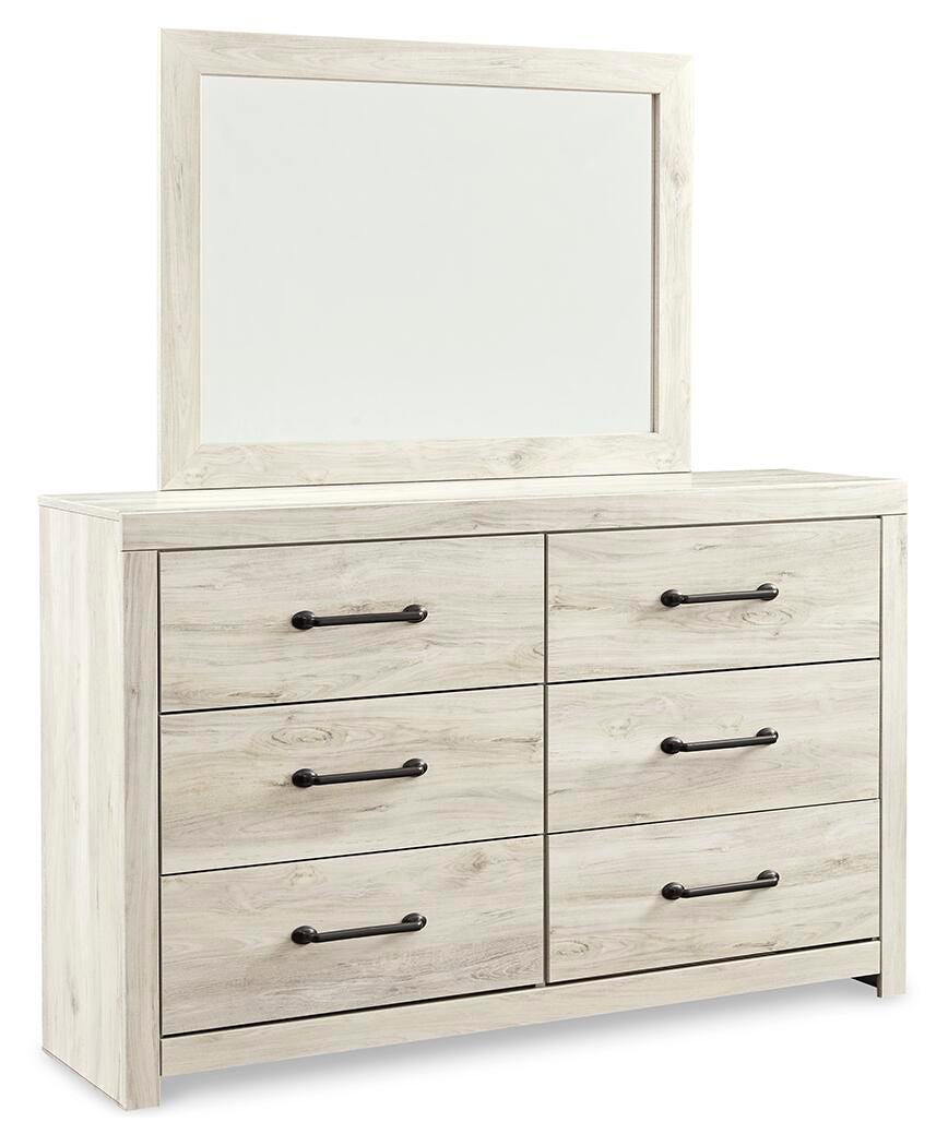 Cambeck Twin Panel Bed, Dresser, Mirror and Nightstand